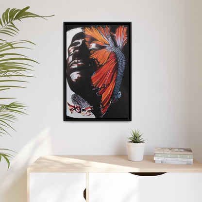 "Orange" Framed Canvas Print