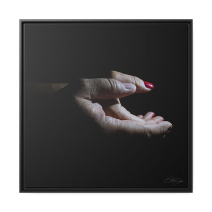 "Series#The Touch of Love_3" Framed Canvas Print