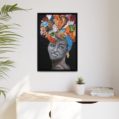 "Colorita" Framed Canvas Print