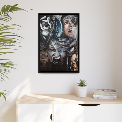 "Carmen Ferale" Framed Canvas Print