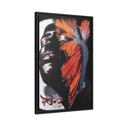 "Orange" Framed Canvas Print