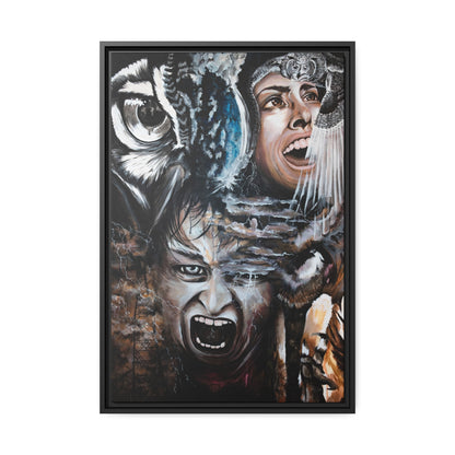 "Carmen Ferale" Framed Canvas Print